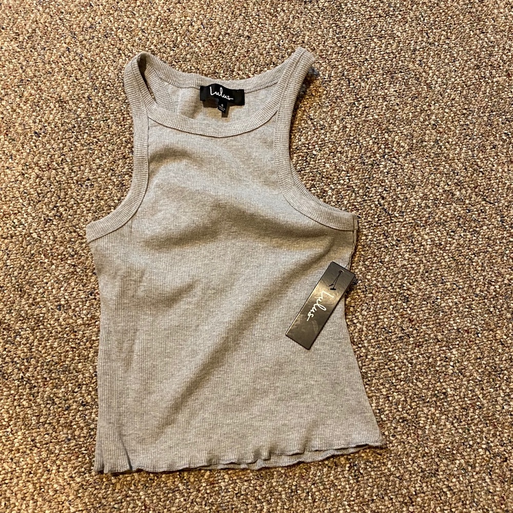 NWT Lulus ribbed tank top